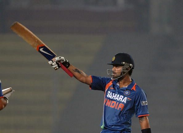 Kohli's first ODI century gave his career a much-needed thrust